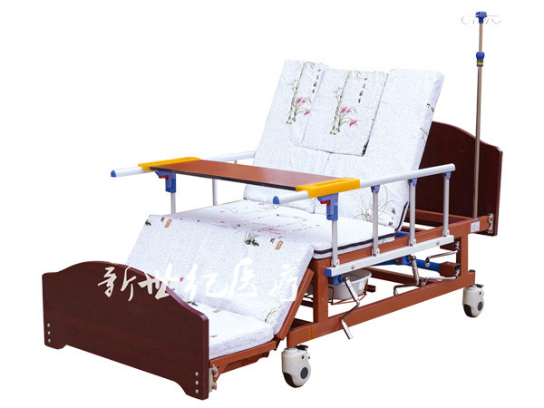 Qq-1-02 Wooden Bedhead Fully Curved Nursing Bed Case图片2