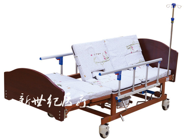 Qq-1-02 Wooden Bedhead Fully Curved Nursing Bed Case图片1