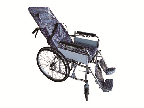 XSJ-09 electroplated semi reclining wheelchair图片1